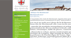 Desktop Screenshot of abbaye-morimond.org