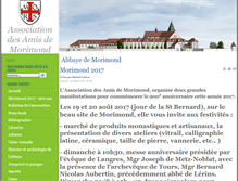 Tablet Screenshot of abbaye-morimond.org